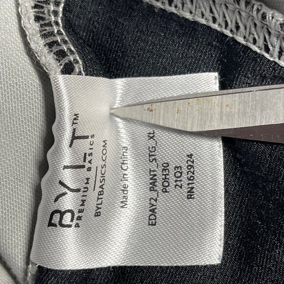 Bylt Mens size 34-36x30 XL EveryDay Pant 2.0 Stretch Casual Preppy Tapered Fit - Picture 10 of 11